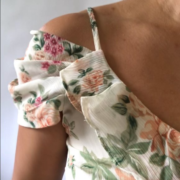 See Thru Soul Floral Dress Size Medium - Picture 3 of 4